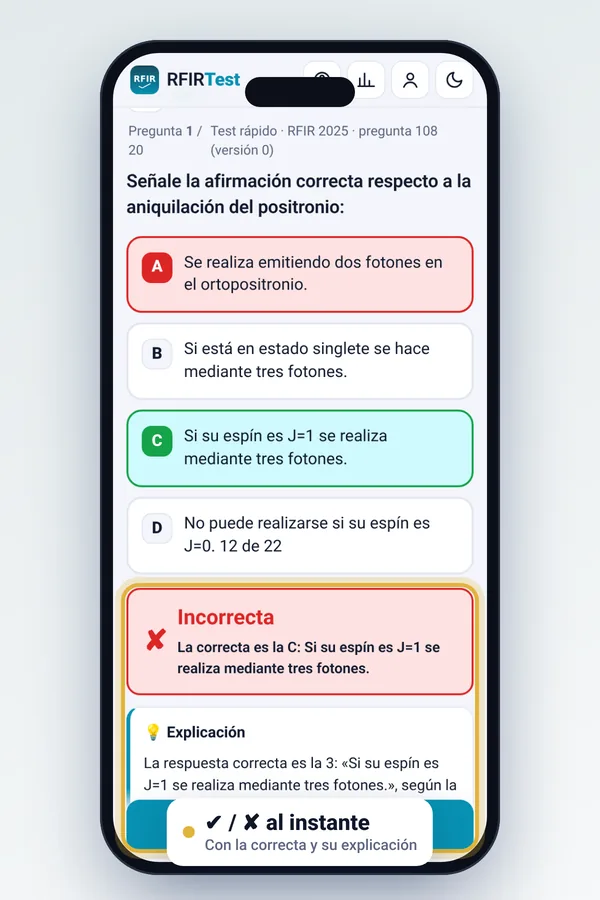 Pregunta corregida con explicación